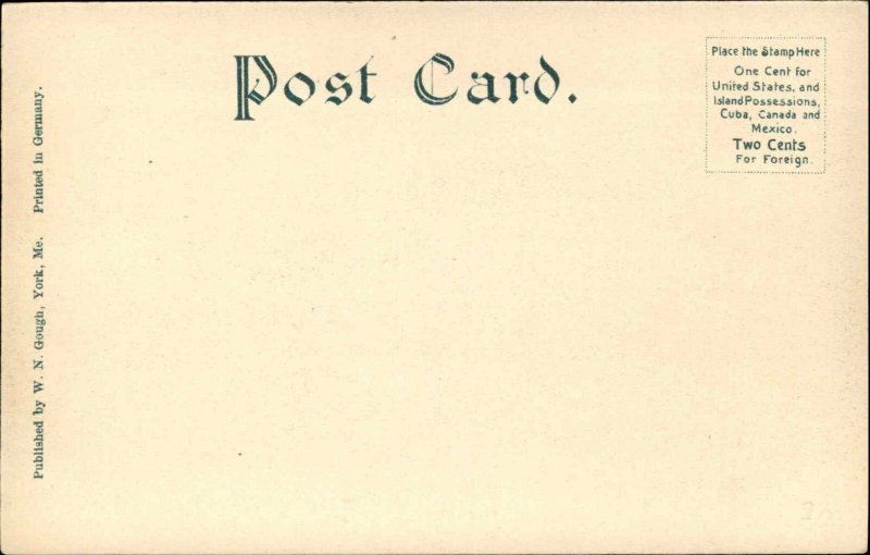 Cape Neddick Maine ME The Artist's Bridge c1910 Vintage Postcard