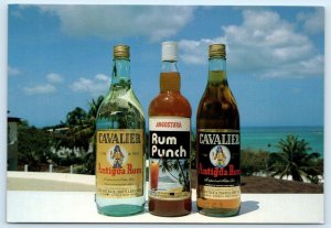 ANTIGUA, West Indies ~ Cavalier LOCAL RUMS Punch Advertising 4x6 Postcard