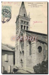 Postcard Old Embrun Cathedrale South Grande Riviera and Belle Verriere the ce...