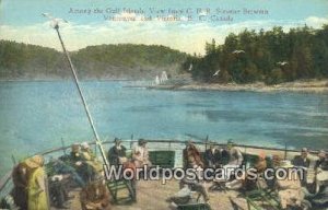 Gulf Islands, CPR Steamer Vancouver British Columbia, Canada Unused 