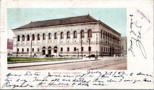 PMC MA Boston Public Library - Detroit Photographic 1900 posted 1902
