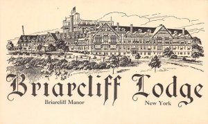 Briarcliff Manor New York Briarcliff Lodge Vintage Postcard AA110755