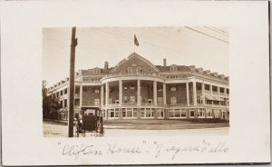 Clifton House Niagara Falls Ontario ON Real Photo Postcard F16