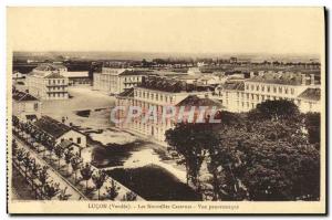 Old Postcard Lucon The New Barracks Army Panoramic view