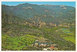 Colorado Colorado Springs Broadmoor Resort Complex Aerial View