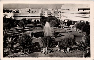 Israel Tel Aviv Zina Dizengoff Square Palestine Vintage RPPC C035