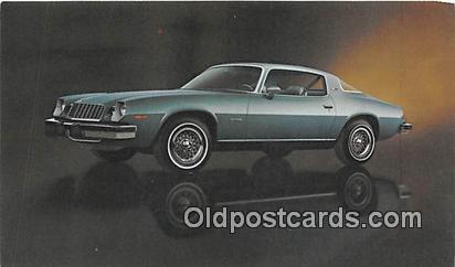  Chevrolet Postcard Post Card Camaro Type LT Coupe, 1977