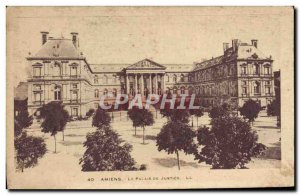 Old Postcard Amiens Courthouse