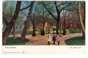 King Square, St John, New Brunswick, Warwick, Used 1905