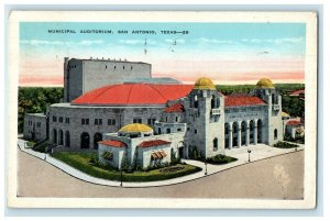1936 Municipal Auditorium San Antonio Texas TX Posted Vintage Postcard
