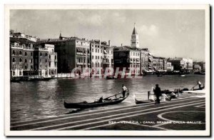 Old Postcard Italy Italia Venezia Canal Grande Dalla Salute