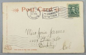 South Terminal Station, Boston MA 1906 Postcard (#7923)