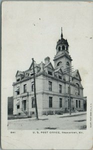 1900s US Post Office Frankfort KY Kentucky Undivided Back Postcard