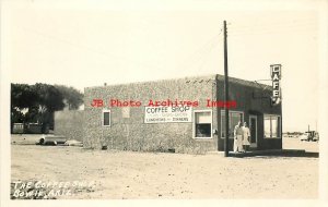 AZ, Bowie, Arizona, RPPC, Coffee Shop Cafe, Exterior View, Photo