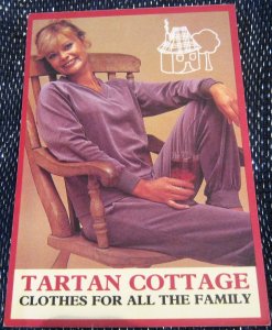 Advertising Fashion Tartan Cottage Bingley West Yorkshire - unposted