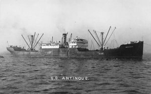 S S Antinous Printed Photo Military Battleships Ship 