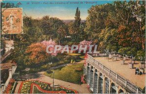 Postcard Old Vichy Celestins and Park Terrace of Orengerie