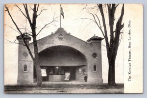 J97/ New London Ohio Postcard c1910 The Karolyn Theatre 164