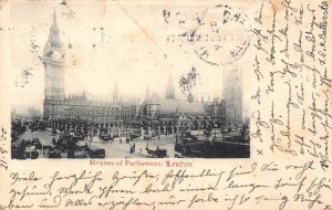 A114 England 1900 Houses Of Parliament Nestles Milk advertisement postcard