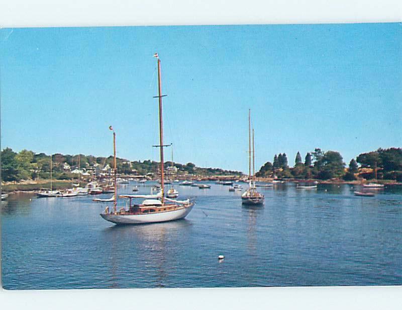 Pre-1980 HARBOR SCENE York Harbor Maine ME hp7551