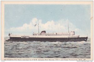 Ice Breaking Car Ferry, C.N.R., Near Cape Tormentine, New Brunswick, and Port...