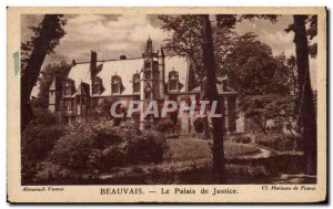 Old Postcard Beauvais The Courthouse