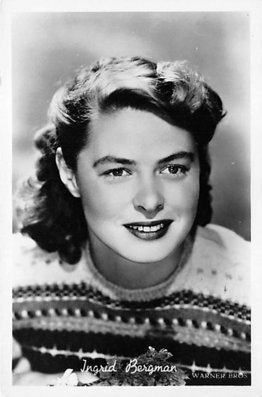 Ingrid Bergman, Actress, Movie Star Unused 