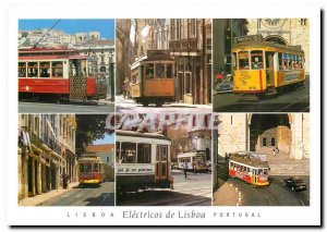 Postcard Modern Electricos de Lisboa