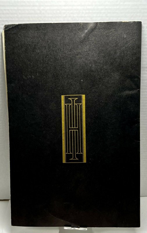 Vintage 60s Hotel Internacional Panama Dinner Menu