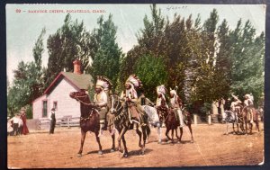 1909 Seattle WA USA Picture Postcard Cover Native American Indian Bannock Chief 