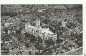 Kent Postcard - Canterbury Cathedral From The Air - Ref 19968A