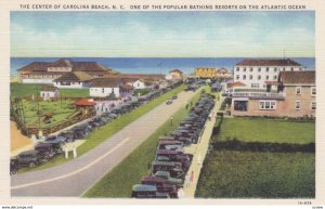 CAROLINA BEACH, North Carolina, 30-40s; Center of City, A Popular Bathing Resort