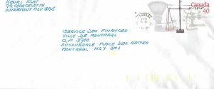 Entier Postal Stationery Postal Justice Canada Balance