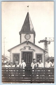 Norfolk Virginia VA Postcard RPPC Photo WWI German Village c1910's Antique