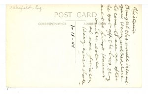 UK - England, Lupset. Whinney Moor Avenue ca 1944   RPPC