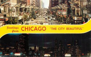 Postcard United States Chicago Illinois downtown Chicago 1968