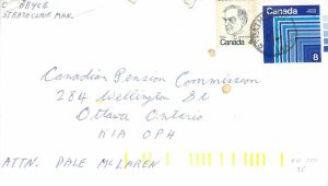 Entier Postal Stationery Postal Canada Strathclair Man