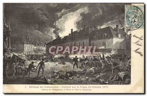 Old Postcard Army Defense War of 1870 Battle of Chateaudun in Place