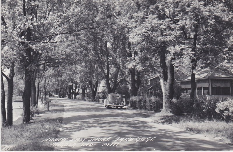 Indiana Angola Lake Gage Northeast Shore Drive Real Phooto