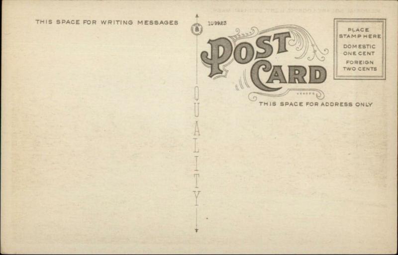 Dedham MA Horse Wagons Stores c1915 Postcard