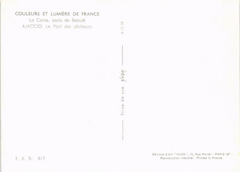CPM CORSE - AJACCIO - Le Port des pecheurs (710772)
