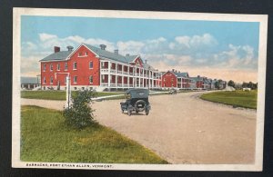 Mint USA Picture Postcard Barracks Fort Ethan Allen Vermont