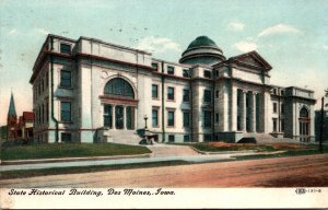 Iowa Des Moines State Historical Building 1908