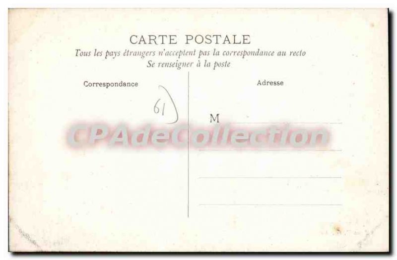 Old Postcard Alencon View On Sarthe