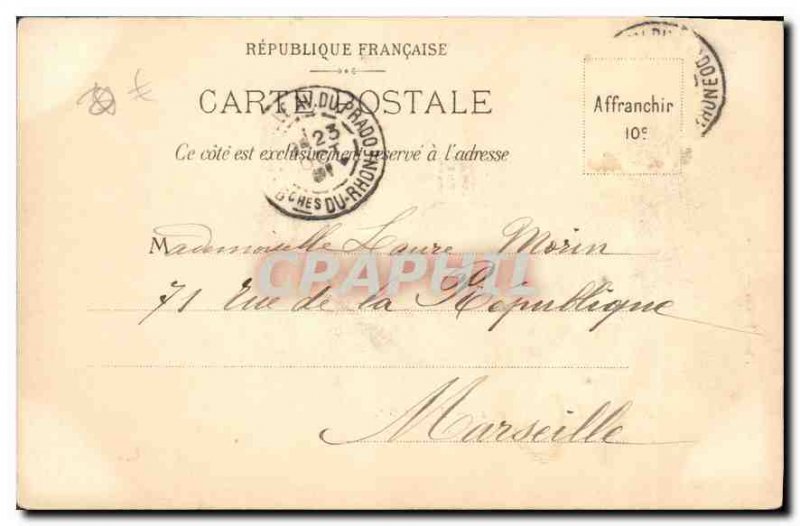 Old Postcard Arles Aliscamps