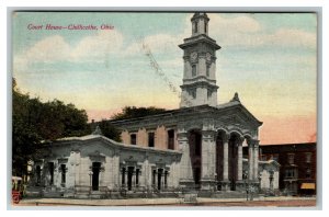 Chillicothe OH, Ross County Courthouse, Ohio c1910 Postcard Z52