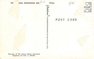1922 Ruggles Sightseeign Bus Florida, USA Postcard