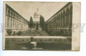 494611 Italy Pisa Cemetery Vintage photo postcard