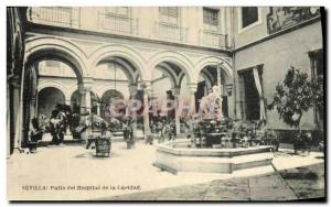 Old Postcard Sevilla Patio del Hospital de la Caridad