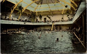 Postcard Interior of the Plunge in Long Beach, California